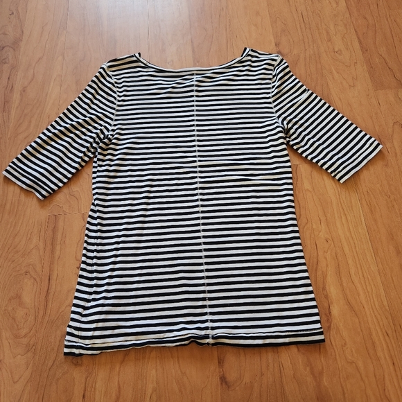 FREE PEOPLE 3/4 Sleeve Striped Top - Picture 2 of 4